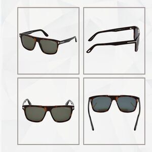 TOM FORD CECILIO-02 TF628 56K UNISEX SUNGLASSES 57-15-145 Case